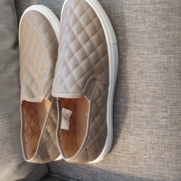 Taupe Walking Shoes - Picture 2 of 4